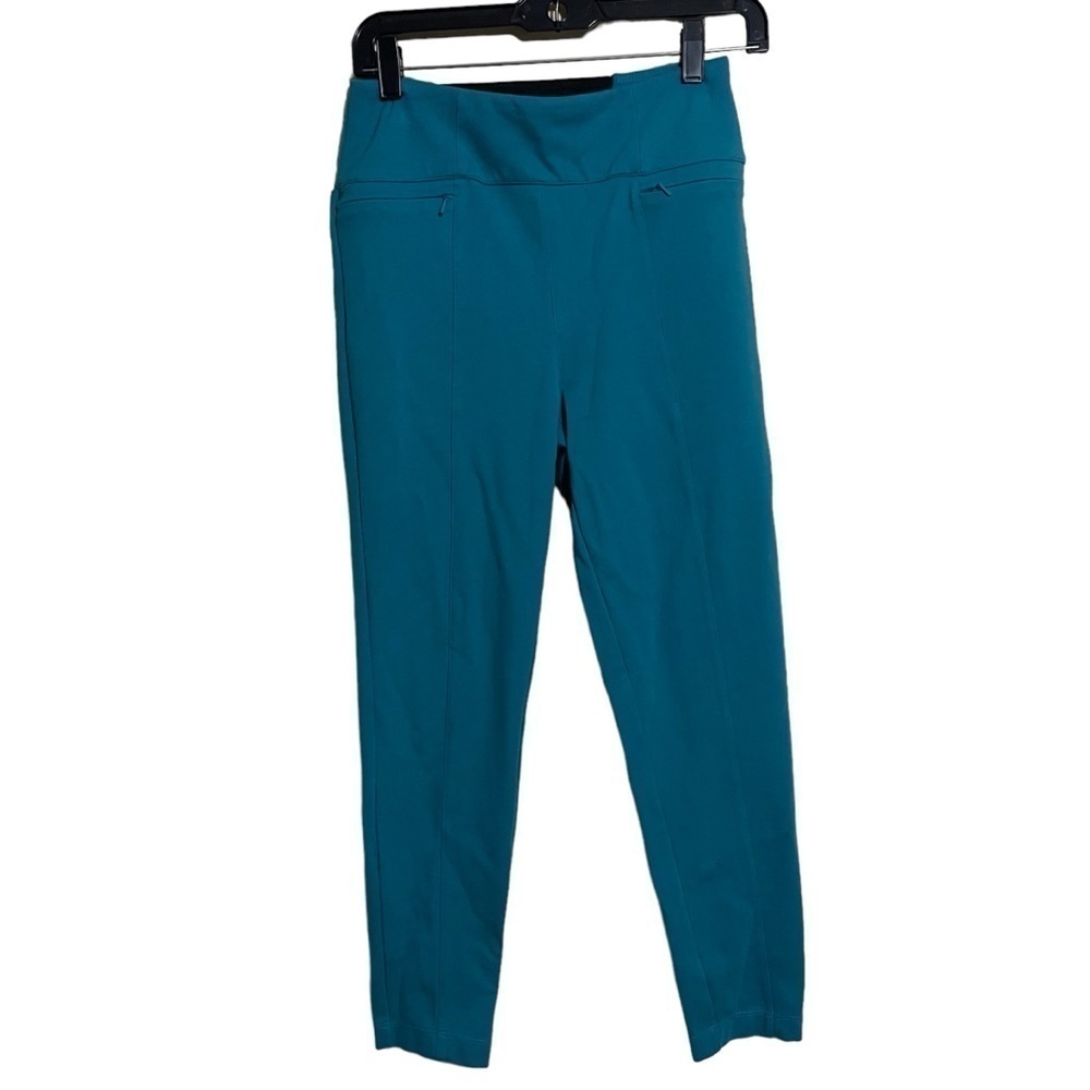 Betabrand front zip pocket ponte ankle pants size S petite